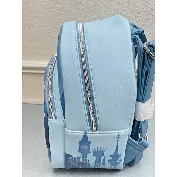 Loungefly Disney  Princess Cinderella Ball Gown Mini Backpack NWT main image 11